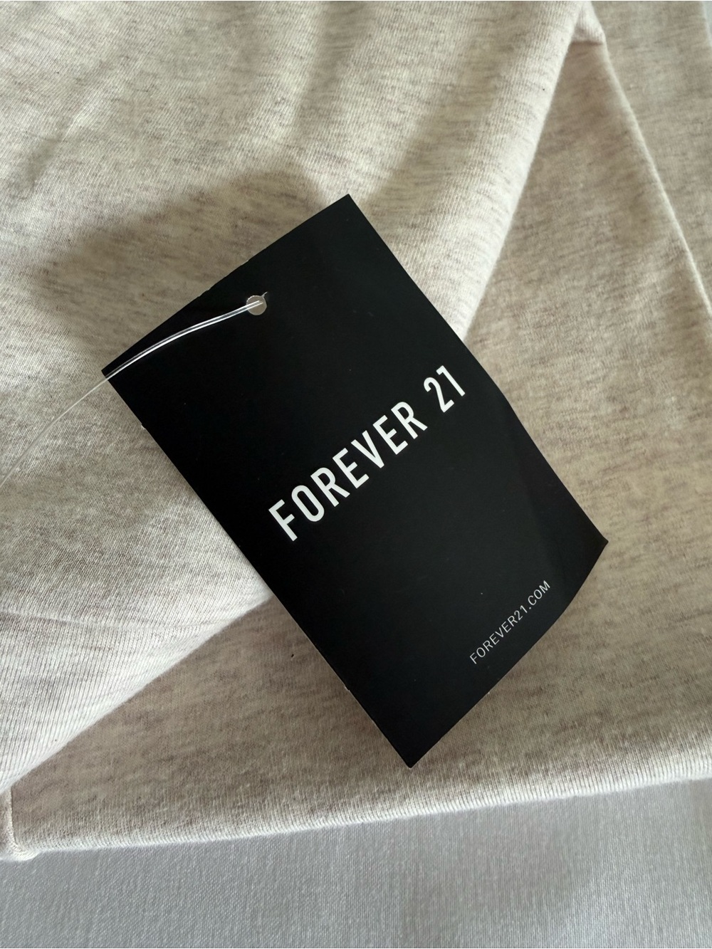 4/$20 FOREVER 21 Women’s Stretch Leggings - Wide Waistband - Oatmeal - NEW - Sm - Picture 4 of 4